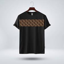 Black print T-shirt