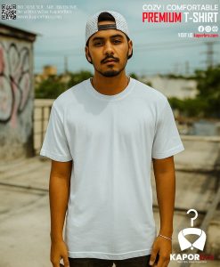 Pure White T-Shirt – Fresh & Clean Look | KapoorBro